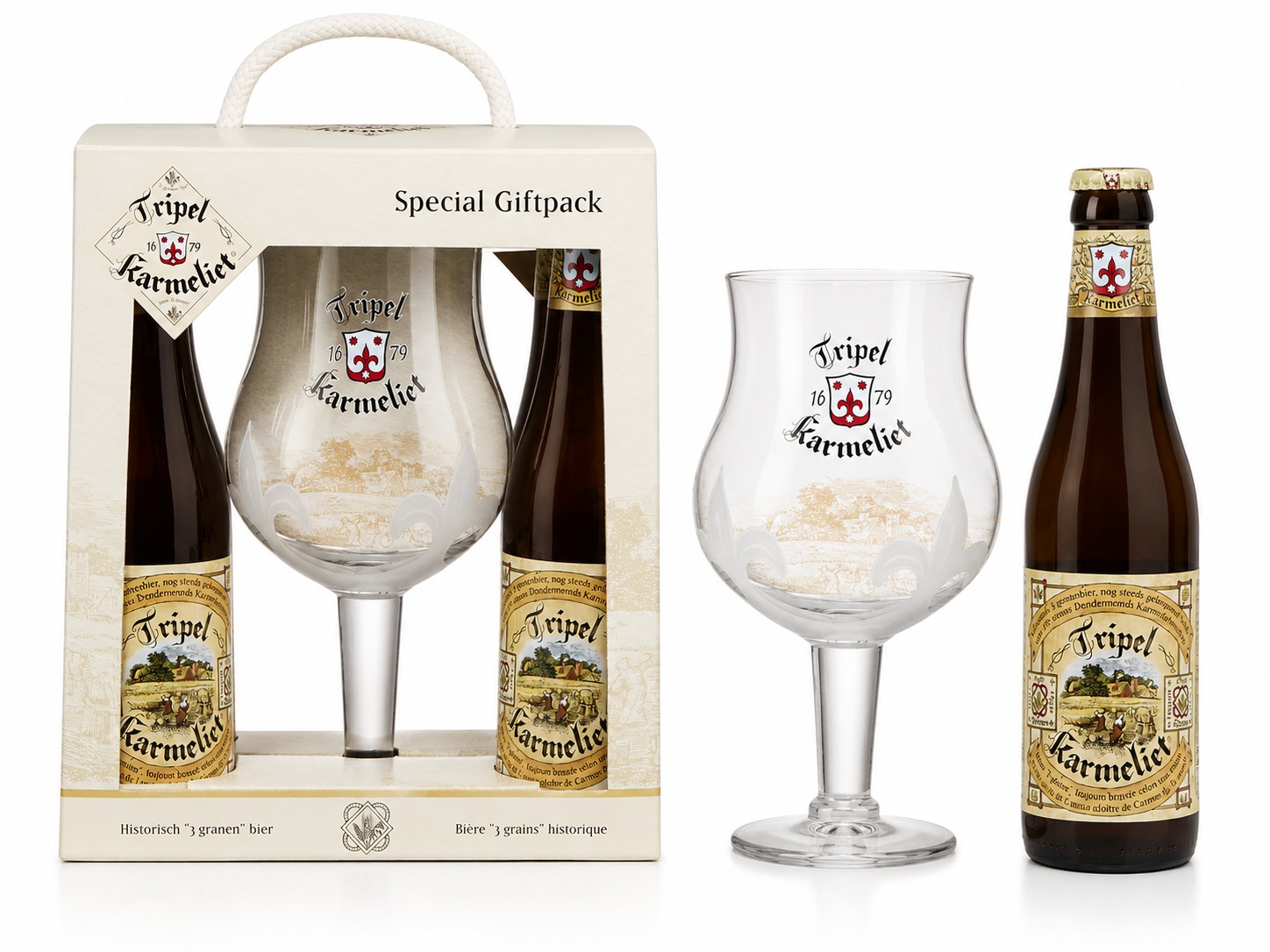 KARMELIET COFFRET 4x33CL + 1 VERRE